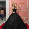 Vestido de XV Black Chispita – Glamour y Elegancia para una Noche Inolvidable