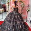 Vestido de XV Black Dorado