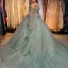 Vestido de XV Verde Sage – Frescura Natural para tu Noche Especial