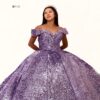 Vestido de XV Lila con Lentejuelas – Brilla como una Reina en tu Gran Noche