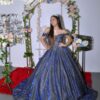 Vestido de XV Priscila Azul Noche Petrolizado – La Elegancia Total para una Noche Única