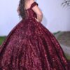 Vestido de XV Oro Rosa Lentejuela – Elegancia que Enamora