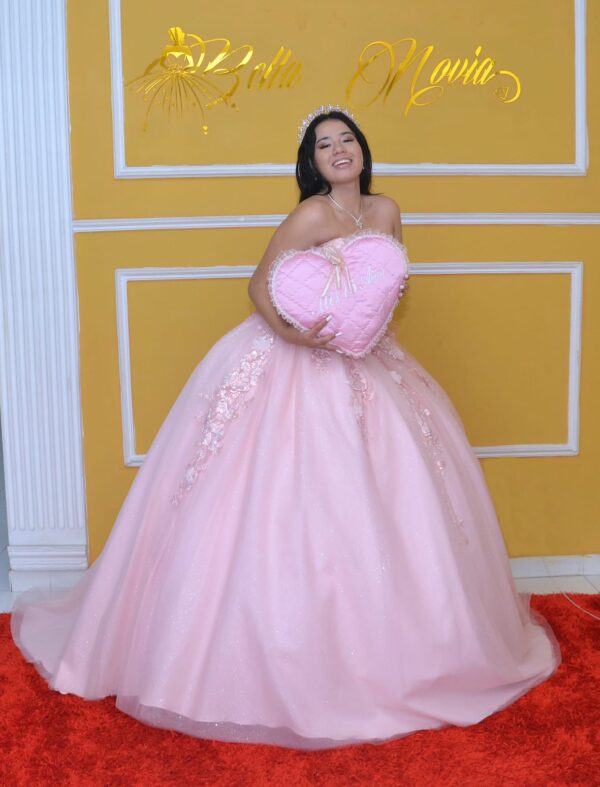 Vestido de XV Pink Pastel– ternura y delicadeza en tu noche especial