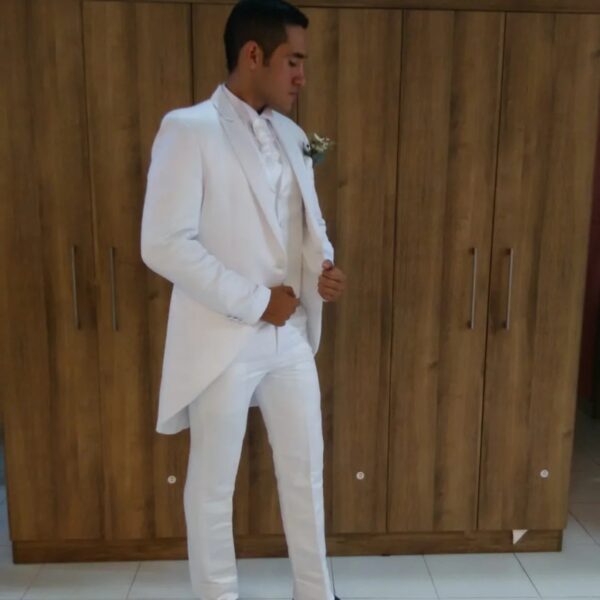 Traje Frack Blanco