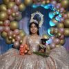 Vestido de XV Oro Rosa en Lentejuela – Elegancia que Enamora