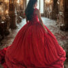 Vestido de XV Rojo 3D