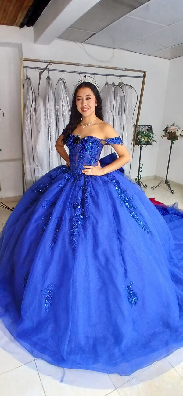 Vestido de XV Royal Blue – Puro Glamour y Magia