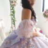 Vestido de XV lila 3d  2027